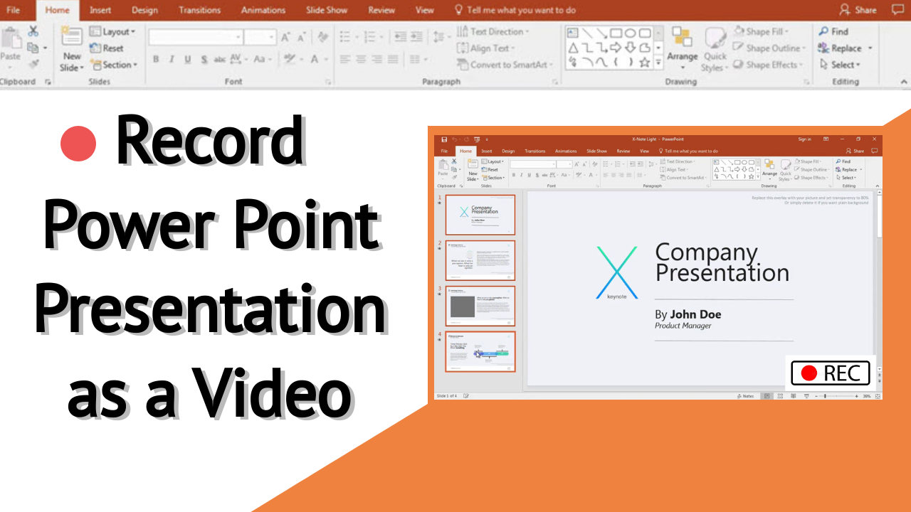 create video presentation